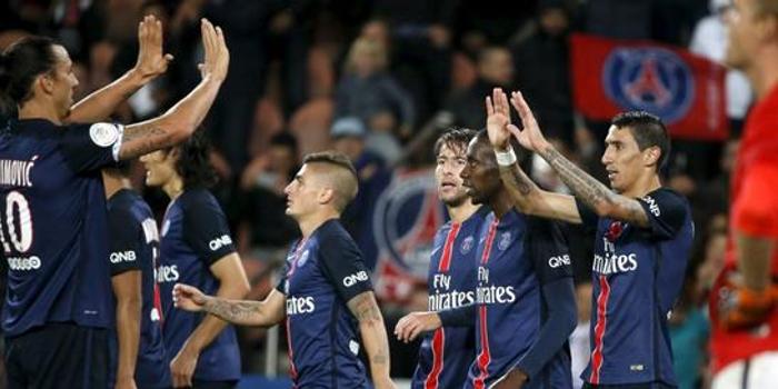  巴黎圣日耳曼主场大胜尼斯领跑积分榜  