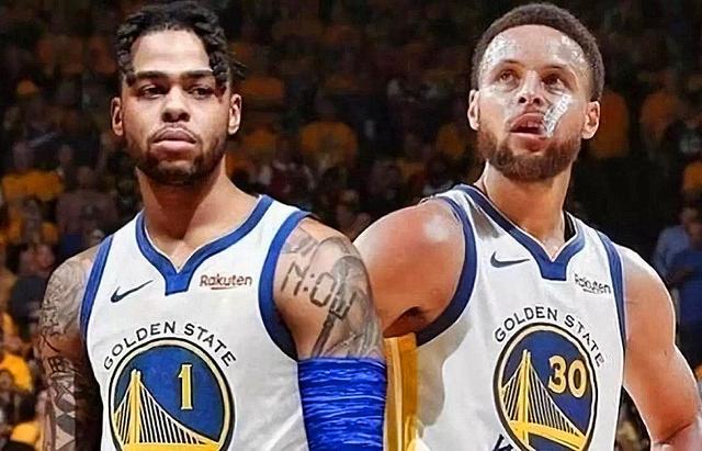  库里三分雨勇士客场大胜开拓者巩固榜首位置